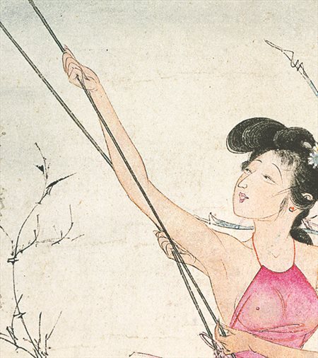 东平-胡也佛的仕女画和最知名的金瓶梅秘戏图